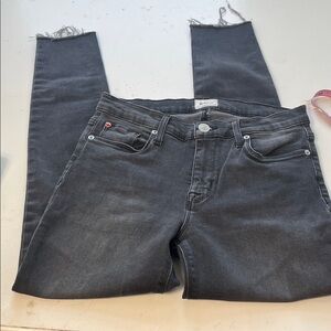 Hudson Sz 28 Natalie Super Skinny Grey Wash MidRise Denim Jeans